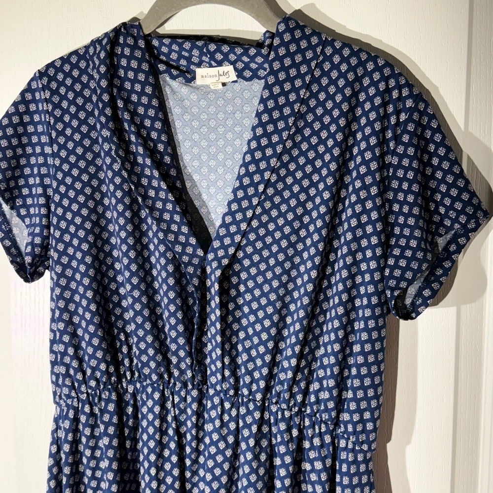 Blue Patterned Dress - Picture 5 of 6